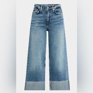 Rag & Bone Sofie Ultra Wide Leg Jeans Cuffed